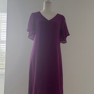 Thalia Sodi Rich Purple Midi Dress